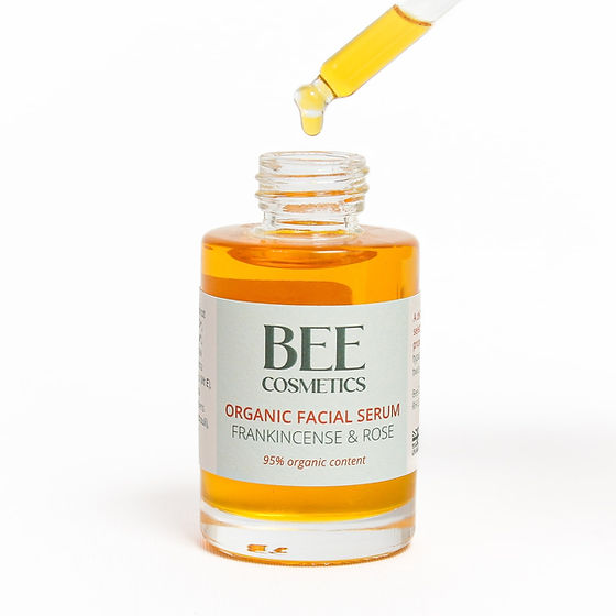 Organic Facial Serum Frankincense and Rose