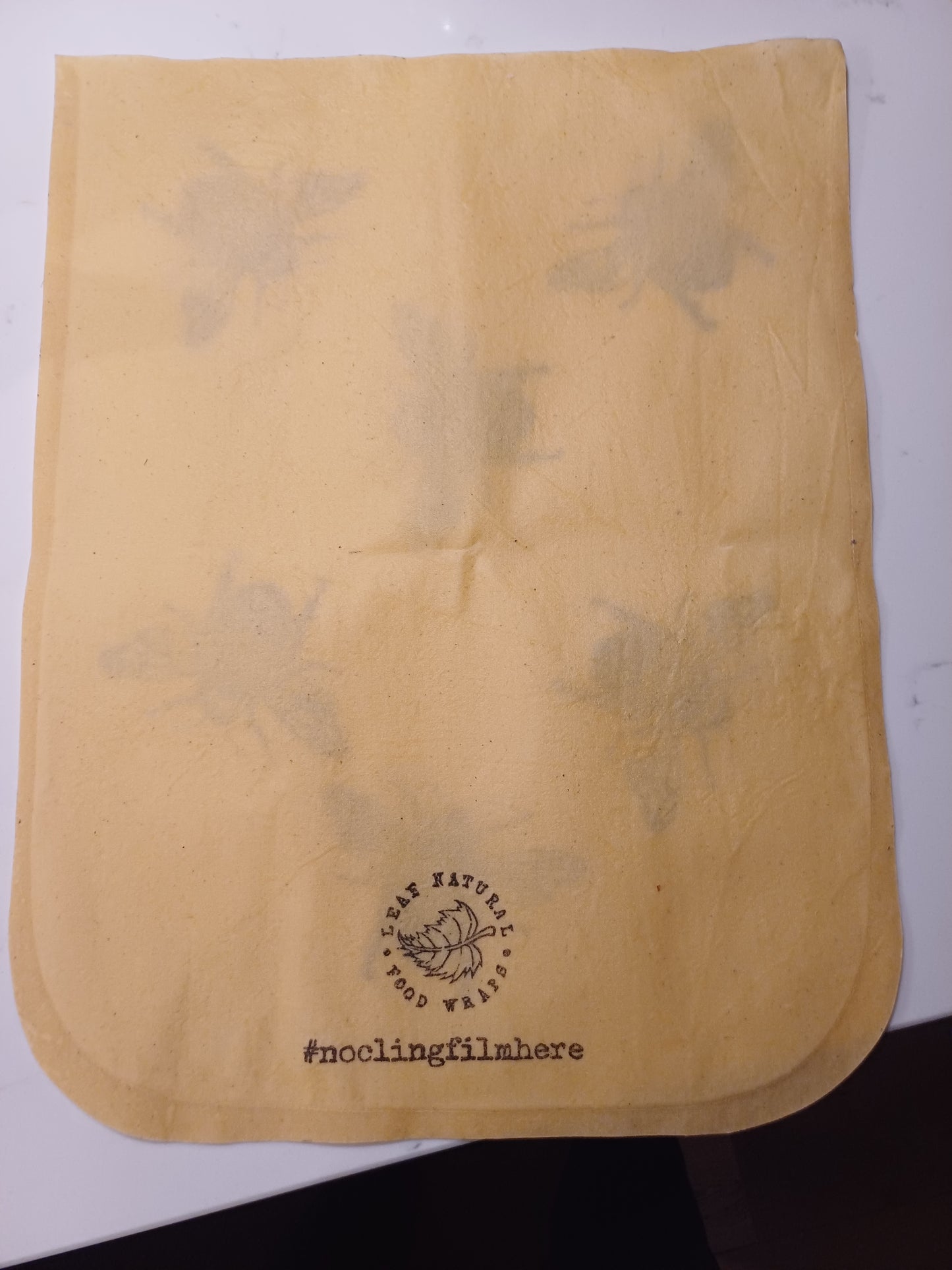 Beeswax Bread Pouch/ Large .