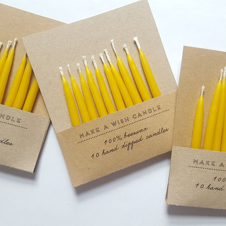 Birthday Candles Eco-friendly and non-toxic.