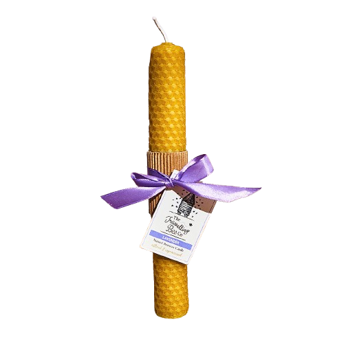 Lavender Beeswax Candle