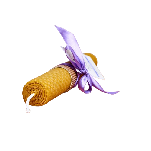 Rolled Beeswax Candles