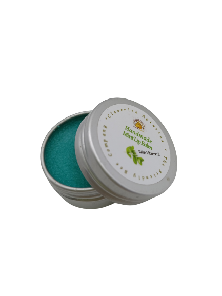 Handmade lip balms with Vitamin E.