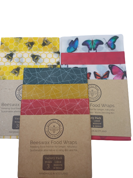 Variety Pack Bees Wax Wraps