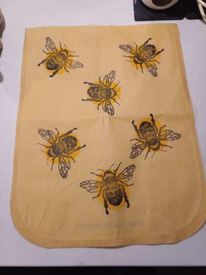 Beeswax Bread Pouch/ Large .