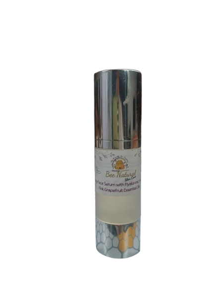 Luxury Face Serum with Hyaluronic Acid and Pink Grapefruit Essential Oils.