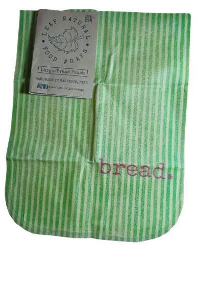 Beeswax Bread Pouch/ Large .