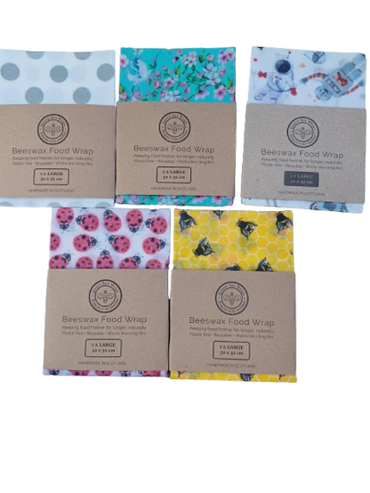 Large Single Bees Wax Wrap