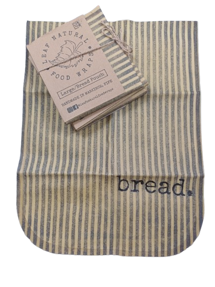 Beeswax Bread Pouch/ Large .