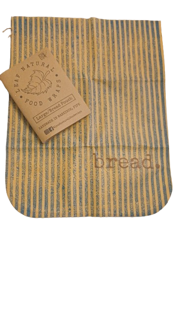 Beeswax Bread Pouch/ Large .